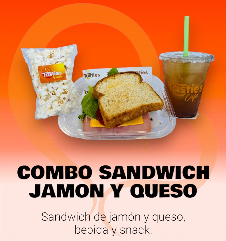 COMBO SANDWICH DE JAMON Y QUESO