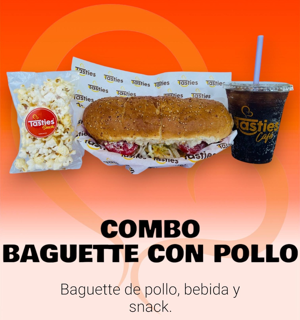COMBO BAGUETTE CON POLLO