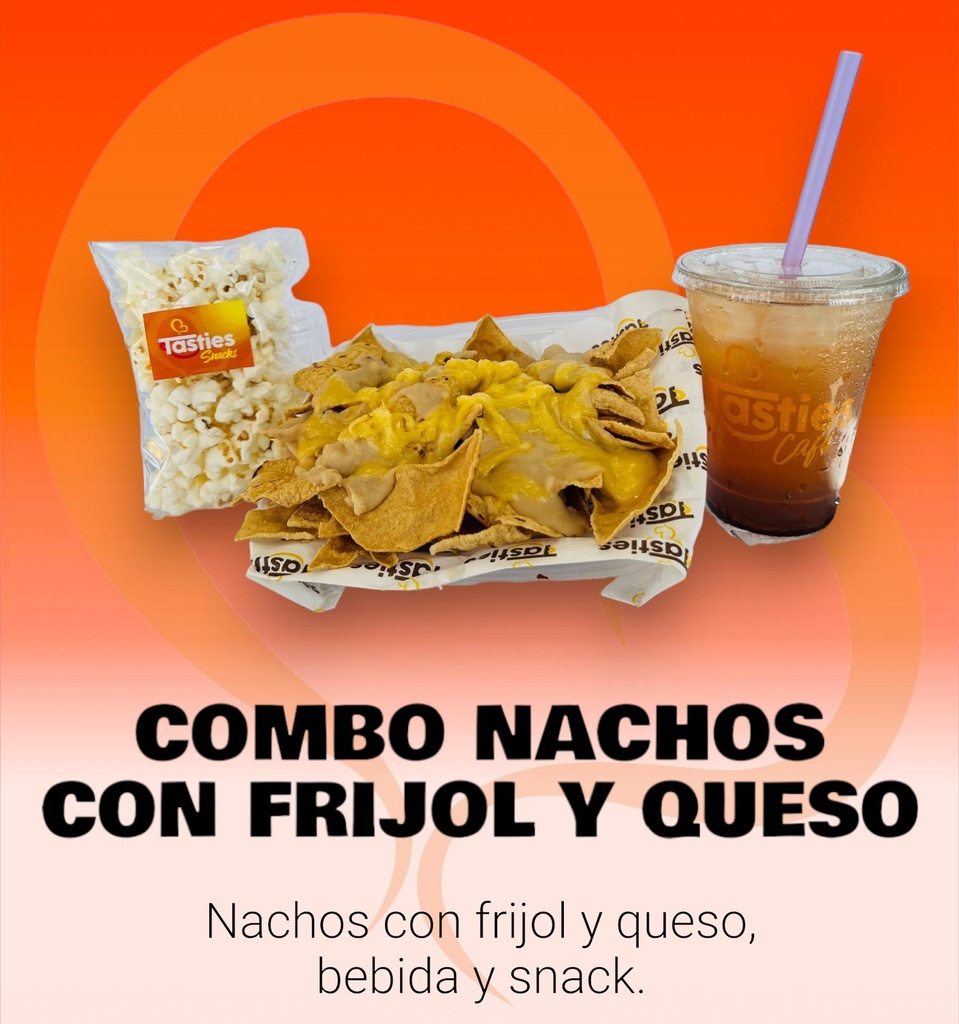 COMBO NACHOS CON FRIJOL Y QUESO